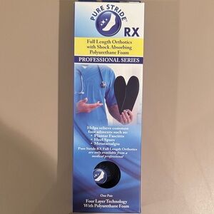 Pure Stride RX Full Length Orthotics with Shock Absorbing Foam